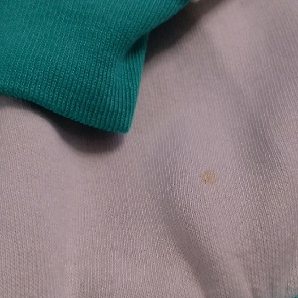 Vintage 90s BERMUDA Tourist White and Teal Sweater - Picture 9 of 12